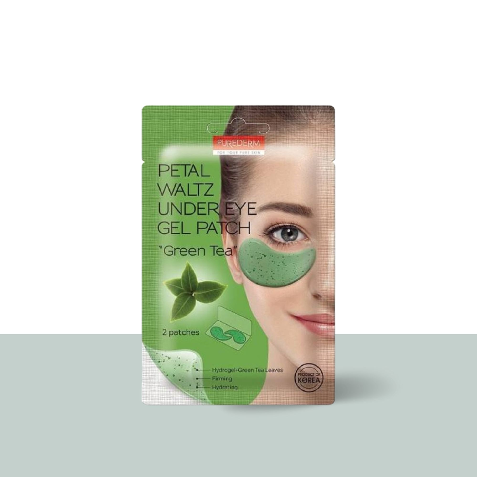 PUREDERM | PETAL WALTZ UNDER EYE GEL PATCH GREEN TEA 2patches