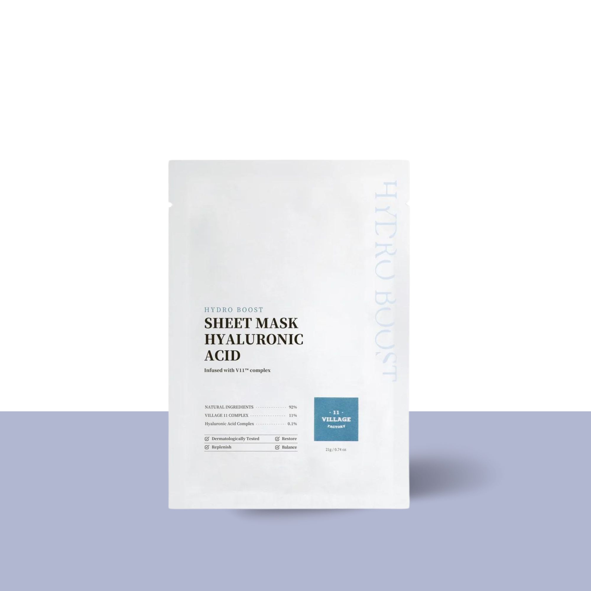 VILLAGE 11 FACTORY | HYDRO BOOST HYALURONIC ACID SHEET MASK - Hellabe