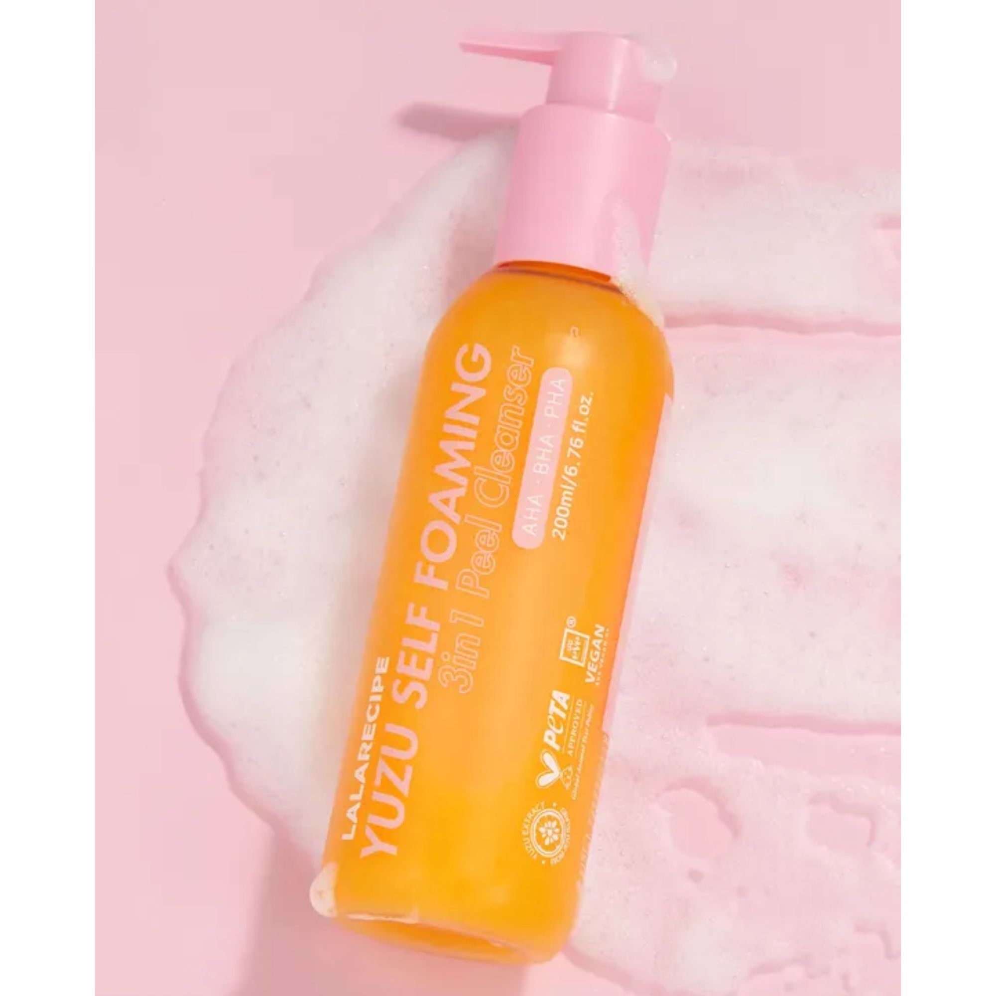LALARECIPE | YUZU SELF FOAMING 3IN1 CLEANSER 200ml